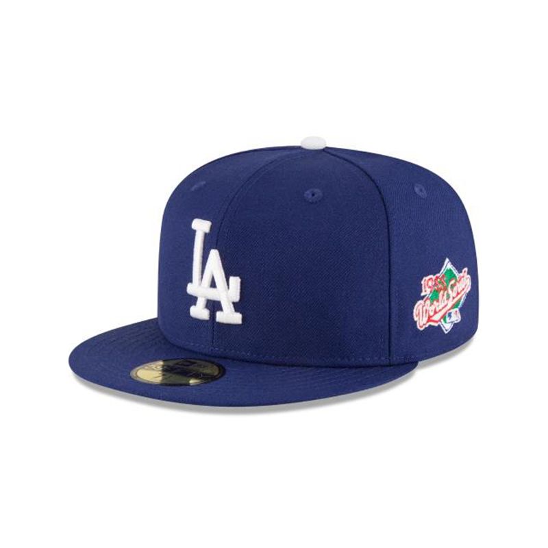 MLB Los Angeles Dodgers 1988 World Series Wool 59Fifty Fitted (GCH6307) - Blue New Era Caps